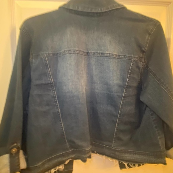 Style & Co Womens Jean Jacket XXL EUC - Picture 7 of 15